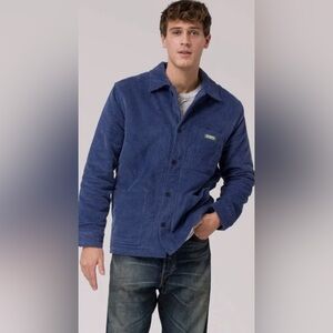 Parks Project Chore Coat Corduroy Fleece Lined Size XXL Blue Unisex